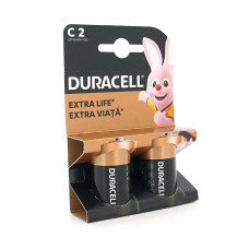 Батарейка DURACELL С/LR14/MN1400 KPN, 2шт у блістері, ціна за блістер