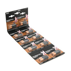 Батарейка лужна DURACELL LR03 (AAA) MN2400, 2*10шт у плакаті, ціна за плакат