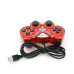 Геймпад Brazzers BR-8600 провідний для ПК, USB 2.0, Double Shock, Red, Blister