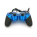 Геймпад Brazzers BR-8600 провідний для ПК, USB 2.0, Double Shock, Blue, Blister