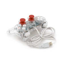 Геймпад Brazzers BR-Ucom провідний для ПК, USB 2.0, Transparent, Blister
