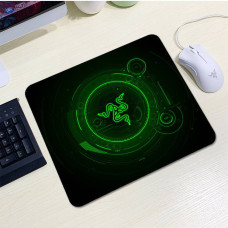 Килимок 200*240 тканинний RAZER 14, товщина 2 мм, колір Black/Green, Пакет