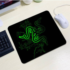 Килимок 200*240 тканинний RAZER 13, товщина 2 мм, колір Black/Green, Пакет