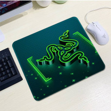 Килимок 200*240 тканинний RAZER 9, товщина 2 мм, колір Black/Green, Пакет