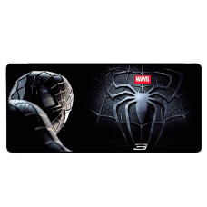 Килимок 300*800 тканинний Spider Man 11 з боковою прошивкою, товщина 3 мм, Black, Пакет