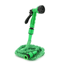 Шланг Садовий 2,5-7,5м/25ft + розпилювач, насадка на кран, Blue/Green, Box