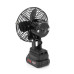 Вентилятор 6", з Li-Ion акумулятором 21V + перехідник, Black, Box 185х185 мм, 1,10 кг