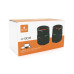Колонки 2.0 Kisonli A-909 для ПК та ноутбука, USB + 3.5mm, 2x3W, 20Hz-20KHz, 190х95х110mm, black