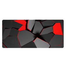 Килимок 300*800 тканинний "Abstraction 3D" з боковою прошивкою, товщина 3 мм, Пакет