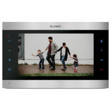 Wi-Fi відеодомофон Slinex SL-10N Cloud (silver + black), AHD, 10” сенсорний IPS екран, переадресація на тел Smart Call, 300 x 65 x 306 мм