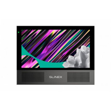 AHD відеодомофон Slinex Sonik 7 (black), 7” сенсорний IPS екран, запис руху, слот microSD, 176×133×20 мм