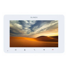 AHD відеодомофон Slinex SM-07MHD (white), 7” TFT екран, запис руху, слот microSD, 193×123×18 мм
