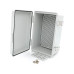 Розподільна коробка, два замки, IP65, ABS, 290х190х140 мм, White