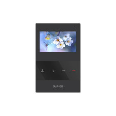 Аналоговий відеодомофон Slinex SQ-04 (black), 4,3” кольоровий екран TFT, 119×175×21 мм