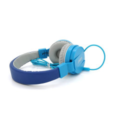 Навушники провідні Jedel WAVE6, з мікрофоном, Blue, Box