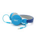Навушники провідні Jedel WAVE6, з мікрофоном, Blue, Box