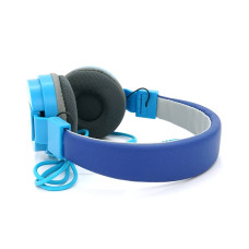Навушники провідні Jedel WAVE6, з мікрофоном, Blue-Black, Box