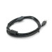 Подовжувач VEGGIEG V-U105, USB 2.0 AM/AF, 1,0m, Black, Пакет