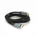 Кабель Type-C to Type-C (USB 3.2 GEN2 male to male), обплетення, Black, довжина 1м, підтримка 100W/10Gbps, 4K60HZ audio/video outpout, BOX
