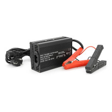 Зарядний пристрій для акумуляторів Li-ion 25,2V,6S,10A, + крокодили, індикація,135х90х50mm