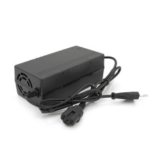 Зарядний пристрій для акумуляторів LiFePo4 36V(43.8V),12S,3A, штекер Triangle plug (T-tipe/C13/IEC), з індикацією/ 160x73x45 мм