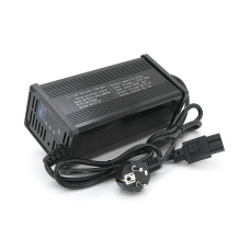 Зарядний пристрій для акумуляторів Li-ion 48V(54.6V),13S,10A, штекер Triangle plug (T-tipe/C13/IEC). 185x88x60mm. 1,5 кг