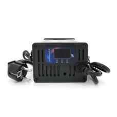 Зарядний пристрій для акумуляторів Li-ion 60V(71,4V),17S,8A, 600W. штекер Triangle plug (T-tipe/C13/IEC). 185x88x60mm 1 кг