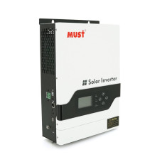 Гiбрiдне ДБЖMUST PV18-3224VPM II, 3200W, 24V, ток заряда 60A, 160-275V, MPPT (60А, 30-160 Vdc)