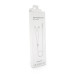 Кабель-перехідник JH-CM32 Jack 3.5mm(M) => Lighting(M)+Type-C(M), 1м, White, Box