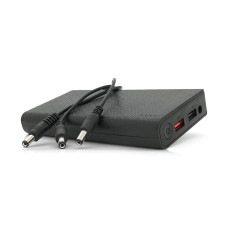 Портативний Power Bank18W для роутерів, Output: USB 5V/2A, DC9V,2.7A/12V1.5A, 14000mAh(7*2000mAh), 155х75х23мм, 460грам, Black, BOX