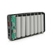 Портативний Power Bank18W для роутерів, Output: USB 5V/2A, DC9V,2.7A/12V1.5A, 14000mAh(7*2000mAh), 155х75х23мм, 460грам, Black, BOX