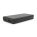 Портативний Power Bank18W для роутерів, Output: USB 5V/2A, DC9V,2.7A/12V1.5A, 14000mAh(7*2000mAh), 155х75х23мм, 460грам, Black, BOX