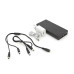 Портативний Power Bank18W для роутерів, Output: USB 5V/2A, DC9V,2.7A/12V1.5A, 14000mAh(7*2000mAh), 155х75х23мм, 460грам, Black, BOX