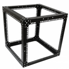 Стійка-кронштейн Cube 19" 9U 550х550х550 мм, посилена, чорна