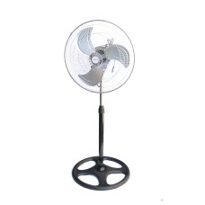 Вентилятор підлоговий метал KT1803 R18, поворот 120 °, 3 режими, 220V, White, ціна за ящик (3шт), Box