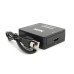 Конвертер Mini, HDMI to AV, ВИХІД 3RCA(мама) на ВХІД HDMI(мама), 720P/1080P, Black, BOX