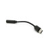 Кабель-перехідник KIN KY-222 Jack 3.5mm(F) => Type-C(M), 0.1м, Black, Box