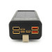 Powerbank ACL PW-90 30000mAh, SOLAR, Кабель TypeC + Lighting, 0,72kg, Black, Box