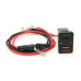 АЗУ FPUV-G, PD+QC3.0, Type-C: 30W, 5V-3A/9V-3A/12V-2.5A, USB: 18W, 5V-3.4A/9V-2A/12V-1.5A, 33x23mm, LED Green, Black
