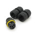 Кабельний з'єднувач EW-M16-3P, під кабель 3,5-7 мм, 3P, 17.5A, 450V, Black