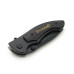 Ніж складний Browning 331 Black Titanium, алюміній + дерево, довжина 202 мм, 200 гр, Black