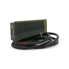 Цифровий вольтметр DY-B, діапазон вимірювань 12-24V, 49x18x26 mm, Blue
