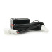 АЗУ врізне 60W-D01T03-С, PD+QC, Type-C: 30W, USB: 30W, LED підсвічування, комплект дротів з роз'ємами, 33x22х58mm, Black