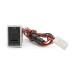 АЗУ врізне 130W-D01T03-С, PD+QC, Type-C: 100W, USB: 30W, LED підсвічування, комплект дротів з роз'ємами, 33x22х58mm, Black