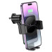 Автоутримувач HOCO HW13+ Wireless Charging 15W, кріплення на решітку, затискач 50-90мм, Black, Box