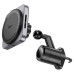 Автотримач HOCO HW15+ Wireless Charging 15W, кріплення на решітку, магніт, Black, Box