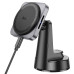 Автотримач HOCO HW16+ Wireless Charging 15W, кріплення на торпеду, магніт, Black, Box