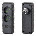 Розетка трійник із заземленням F103-Black, 2 розетки+2USB+1Type-C, 2500W, 10A, 110-250V~Max, Blister