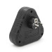 Розетка трійник із заземленням F202-Black, 2 розетки+3USB(1А), 2500W, 10A, 110-250V~Max, Blister
