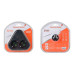 Розетка трійник із заземленням F203-Black, 2 розетки+2USB+1Type-C, 2500W, 10A, 110-250V~Max, Blister